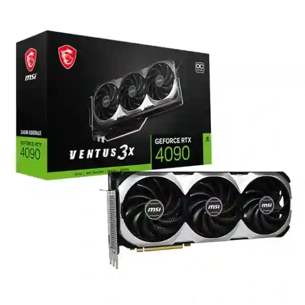 Msi Nvidia Geforce Rtx 4090 Ventus 3X Oc 24G Gddr6X 256-Bit Graphics Card