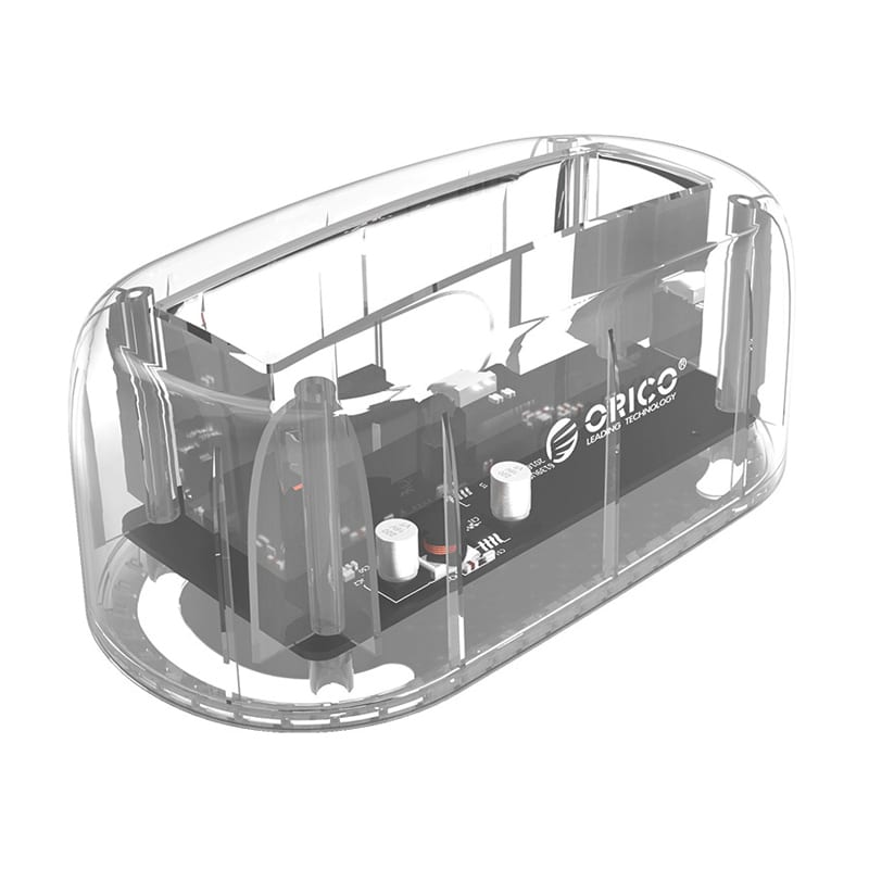 orico-usb3.0-2.5"-/-3.5"-hdd|ssd-dock-transparent-1-image