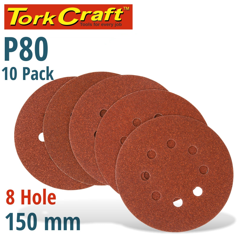 tork-craft-sanding-disc-150mm-80-grit-with-holes-10/pk-hook-and-loop-abr36080-1