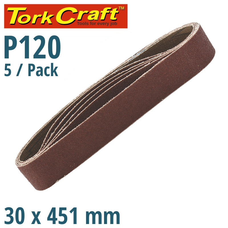 tork-craft-sanding-belt-30-x-451-power-hole-120-grit-5/pk-abr89120-1