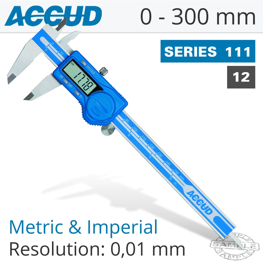 accud-dig.-caliper-300mm-0.03mm-acc.-s/steel-0.01mm-res.-ac111-012-12-1
