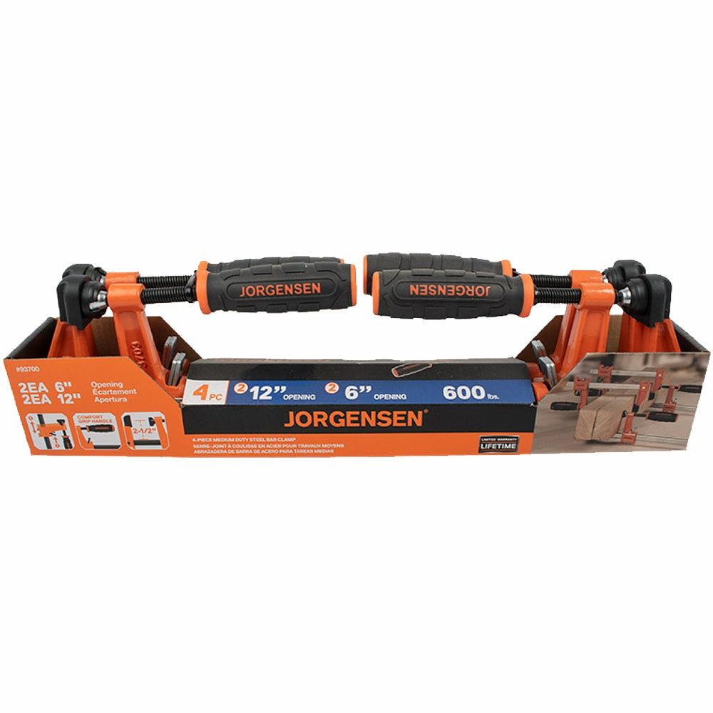 jorgensen-jorgensen-medium-duty-steel-bar-clamp-4pc-set-2-x-150mm-&-2-x-305mm-ac93700-1