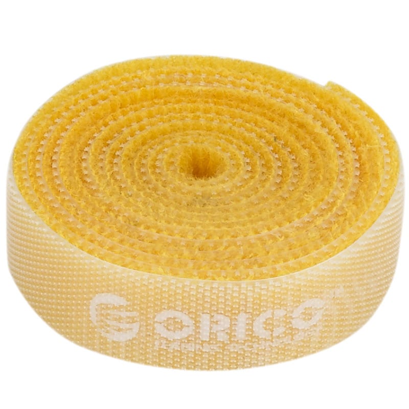 orico-1m-hook-and-loop-cable-management-tie---yellow-1-image