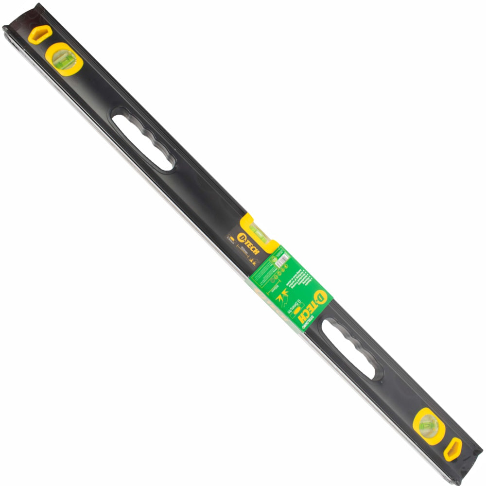 d-tech-spirit-level-beam-900mm-x-1.6mm-3-x-vial-0.5mm-accur.-alum.-dtsl0090-2