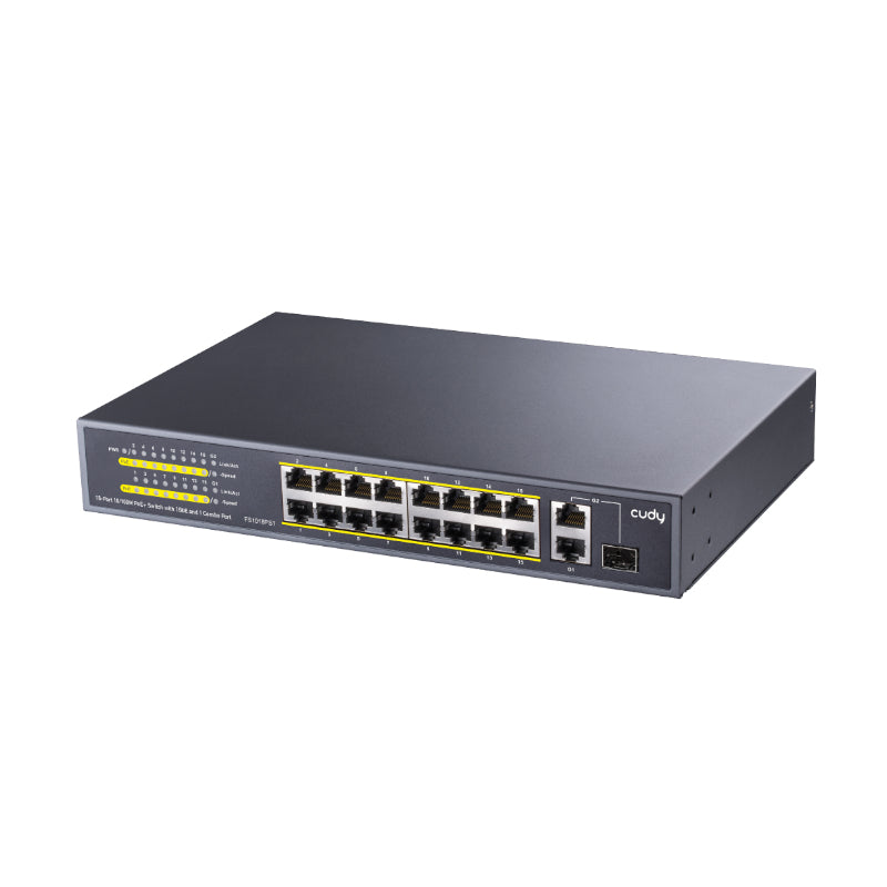 cudy-16-port-unmanaged-poe+-switch---rack-mount-2-image