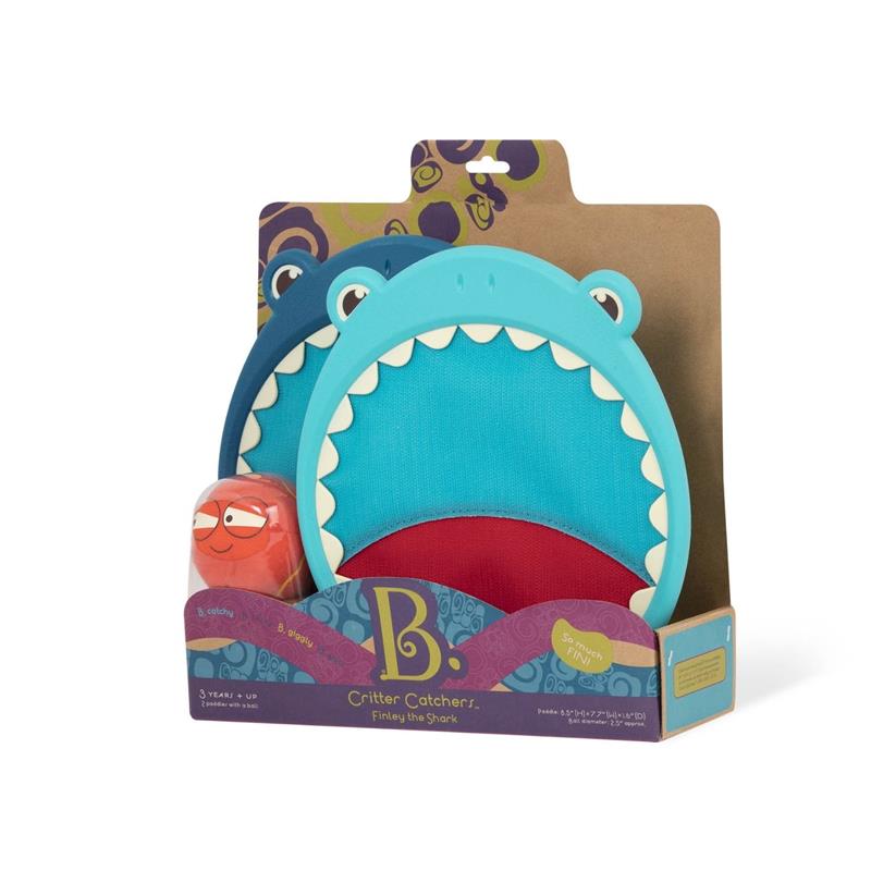 image-SA-LOT-B.-toys-Critter-Catchers,-Finley-the-Shark-Shark-Velcro-Ball-Catcher_BX1553Z