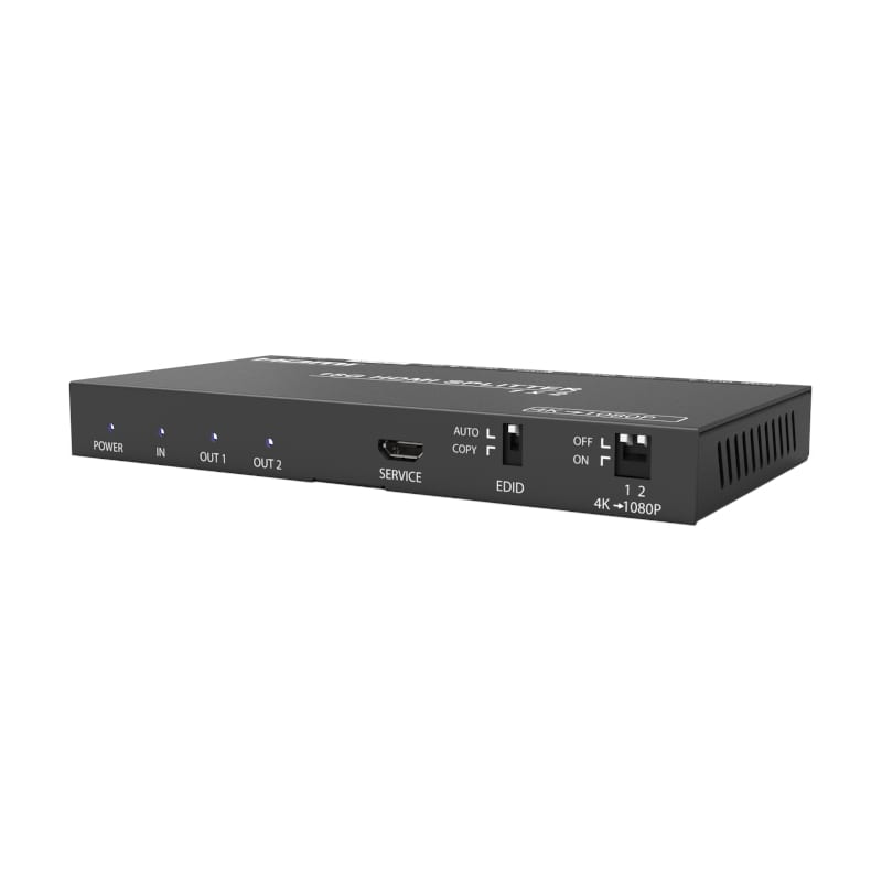 Hdcvt-1X2-Hdmi-2.0-Splitter-With-Scaler/Audio-Extract-Edid-Hdcp-2.2