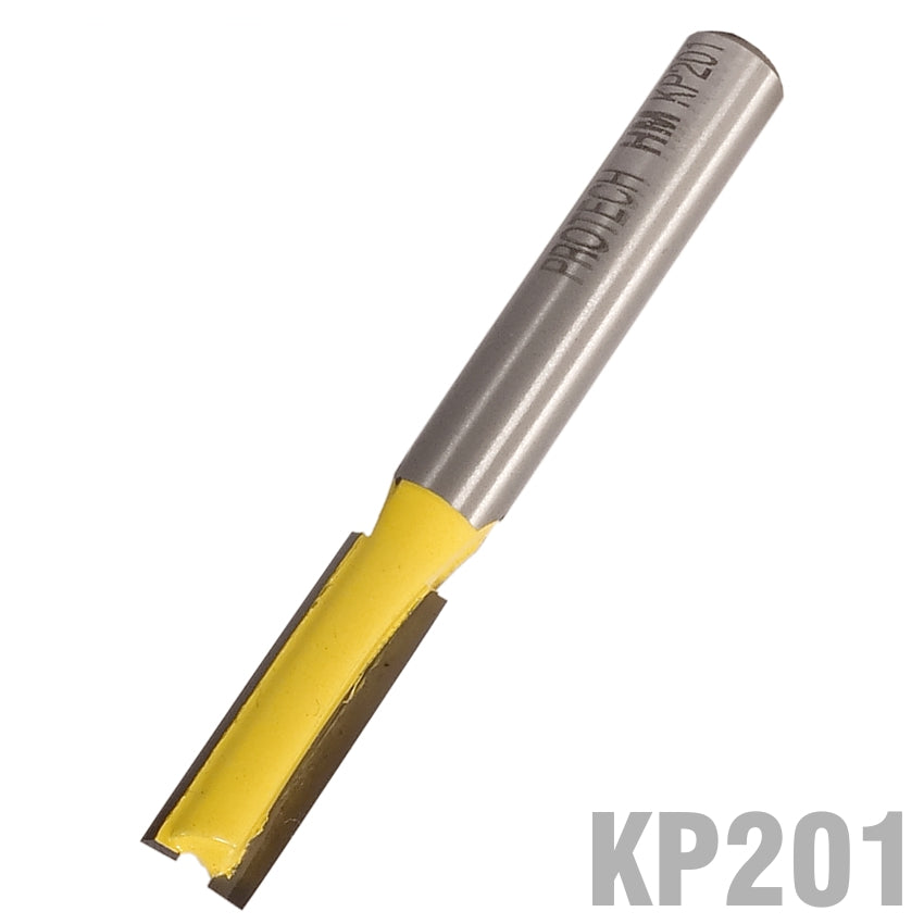 pro-tech-straight-bit-1/4'-(6.35mm)-x-3/4'(19mm)-two-flute-1/4'-shank-kp201-1