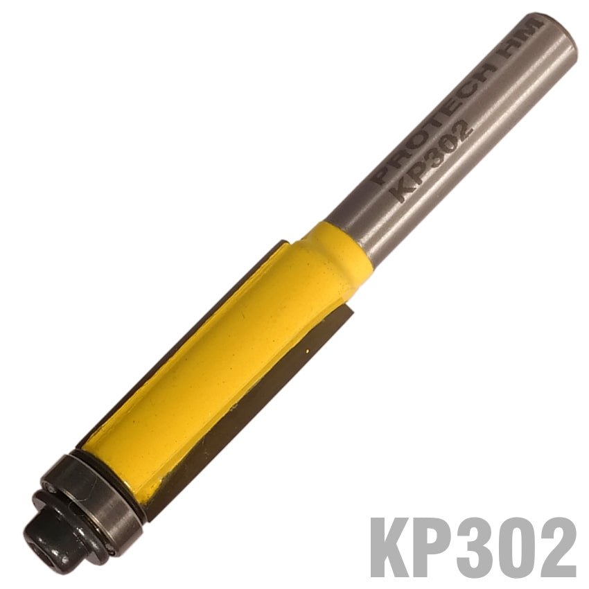 pro-tech-trim-bit-3/8'-x-1'with-bottom-bearing-1/4'-shank-kp302-1