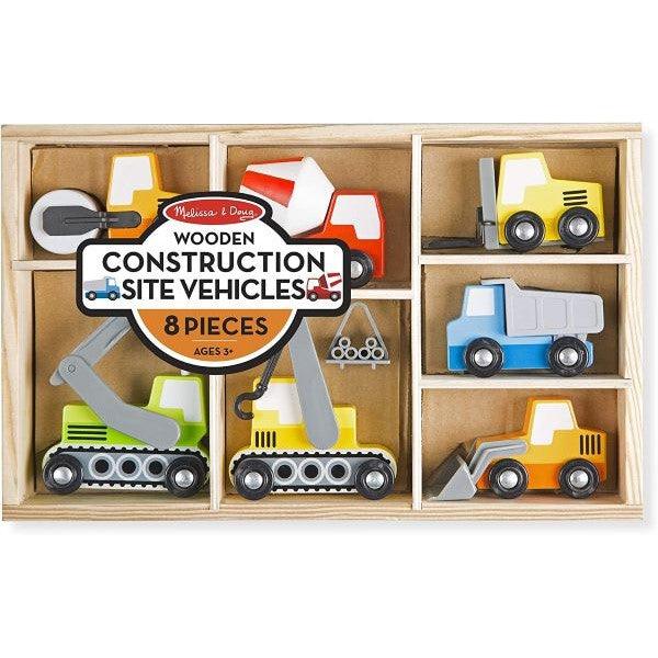 Melissa & Doug Wooden Construction Site Vehicles (Pre-Order)