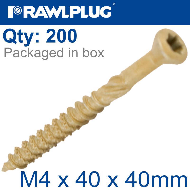 rawlplug-r-dsx-decking--screws-m4-x-40x40-ginger-ruspert-x200-box-raw-r-dsx-4040-1