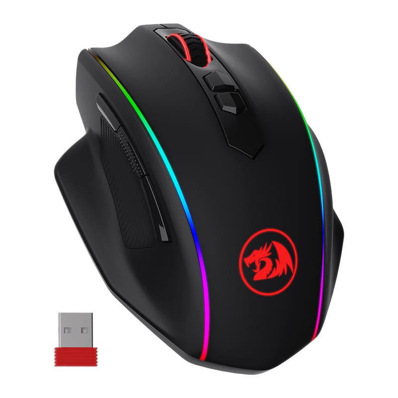 redragon-vampire-elite-wireless-16000dpi|8-button|ergonomic-design|p3335-optical-sensor|type-c-cable|rgb-backlit-gaming-mouse---black-2-image