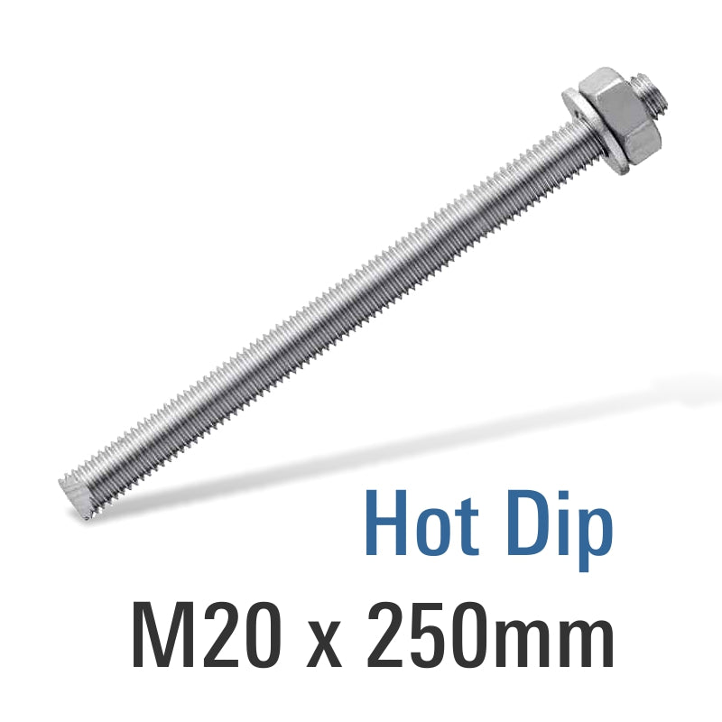 anchors-dire-en8-hot-dip-galv-stud-m20x250-with-nut-and-washer-rshdg20x250en8-1