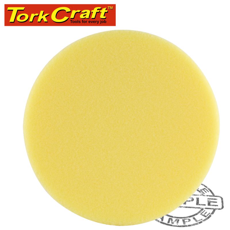 tork-craft-foam-pad-hook-and-loop-yellow-sponge-150mm-6'-heavy-cutting-spc00200-2