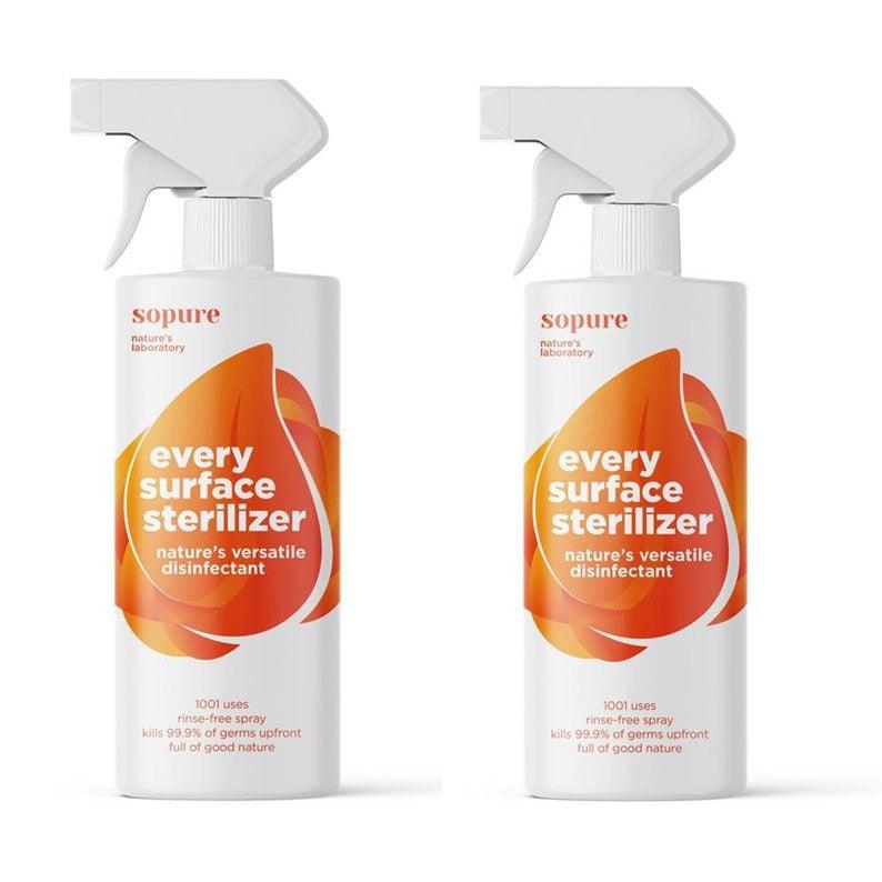 SoPure Every Surface Sterilizer for Everyday Use 500ml (2 PACK) - 4aKid