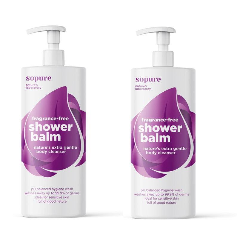 SoPure Fragrance-Free Shower Balm 500ml (2 PACK) - 4aKid
