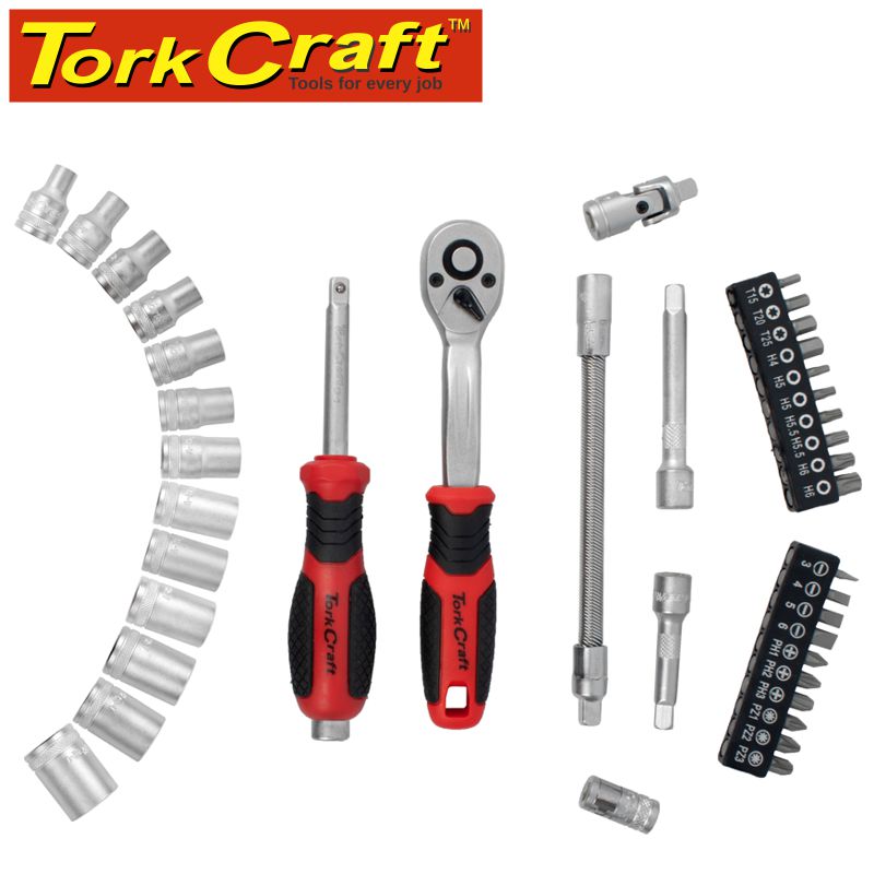 tork-craft-socket-&-ratchet-drive-set-40pc-1/4'-crv-12-point-tc75040-2