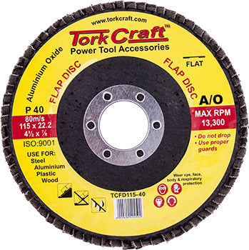 tork-craft-flap-sanding-disc-115mm-40grit-a/o-tcfd115-40-1