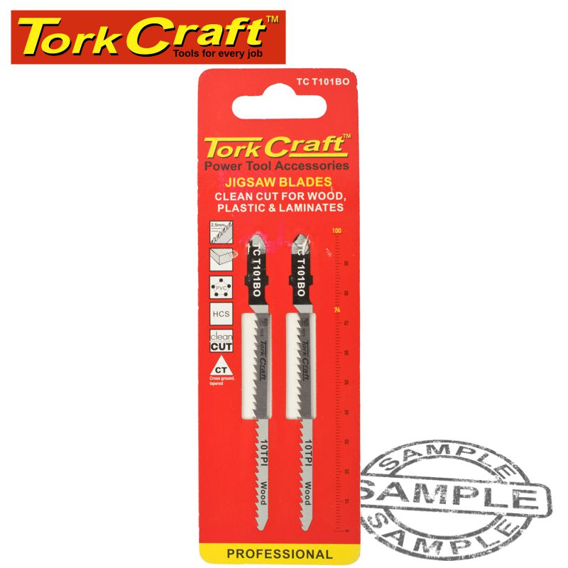 tork-craft-t-shank-jigsaw-blade-clean-cut-wood/laminat--2.5mm-10tpi-100mm-2pc-tc-t101bo-2
