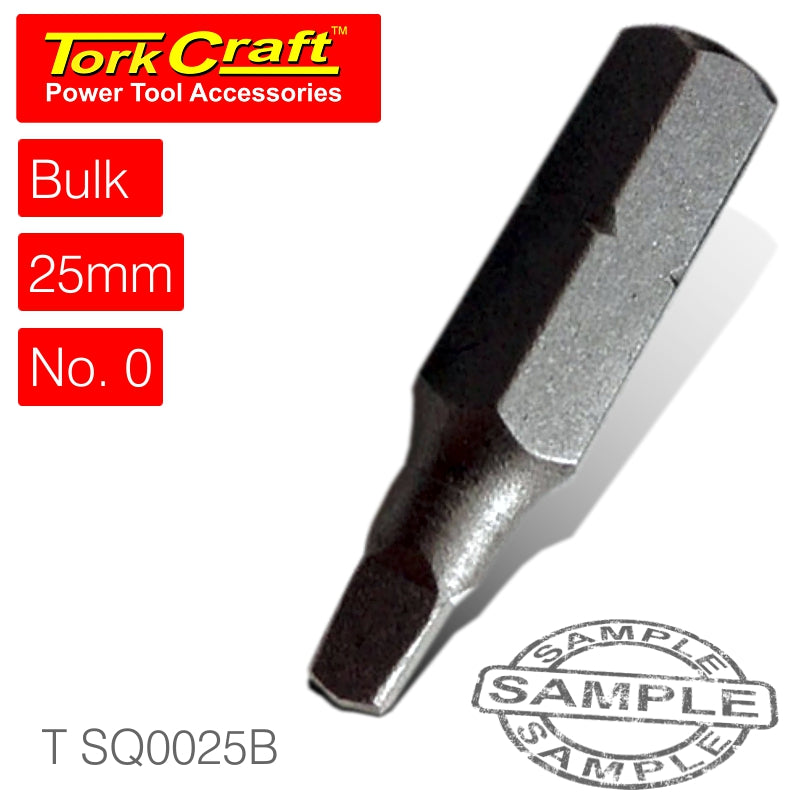 tork-craft-square-recess-bit-#0---25mm---bulk-t-sq0025b-1