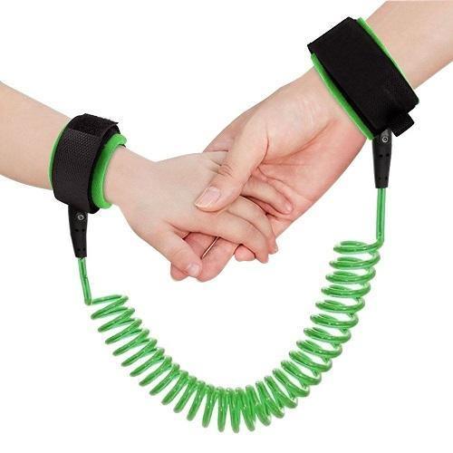 Kid's Anti-Lost Wrist Link with Lock - Green