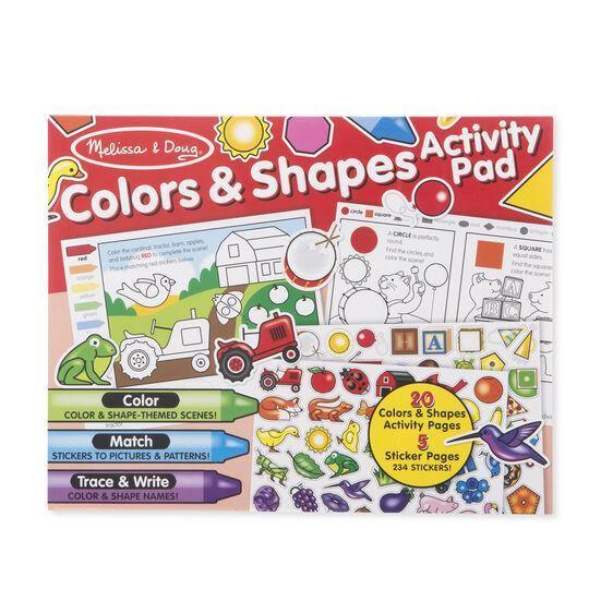 Melissa & Doug - Colours & Shapes Activity Pad (Pre-Order)