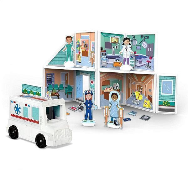 Melissa & Doug Magnetivity„¢ Magnetic Building Playset - Hospital (Pre-Order)