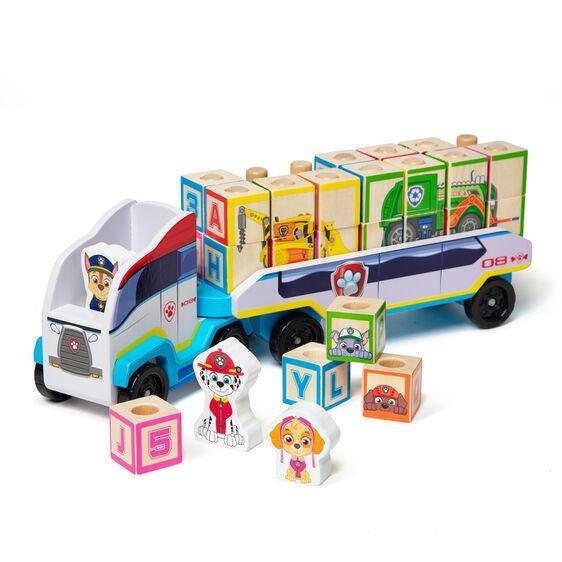 Melissa & Doug PAW Patrol„¢ Wooden ABC Block Truck (Pre-Order)
