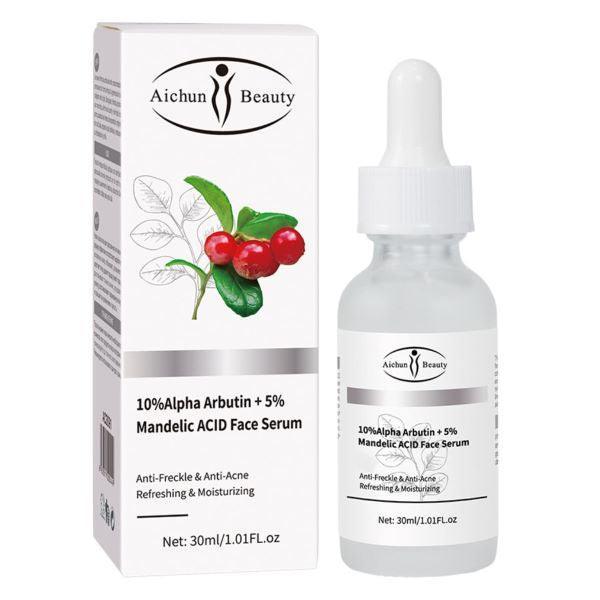 10% Alpha Arbutin & 5% Mandelic Acid Anti-Freckle Anti-Acne Face Serum 30ml