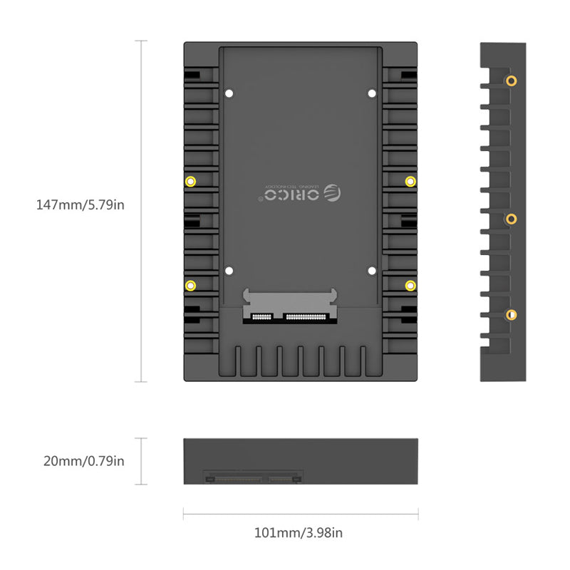 orico-2.5"-to-3.5"-hdd|ssd-caddy---black-5-image