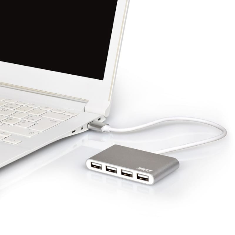 port-usb2.0-to-4-x-usb2.0-480mbps-4-port-hub---silver-2-image