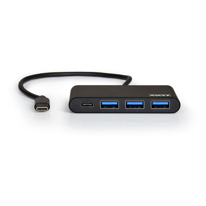 port-usb-type-c-to-3-x-usb3.0-and-1-x-type-c-pd-30cm-4-port-hub---black-2-image