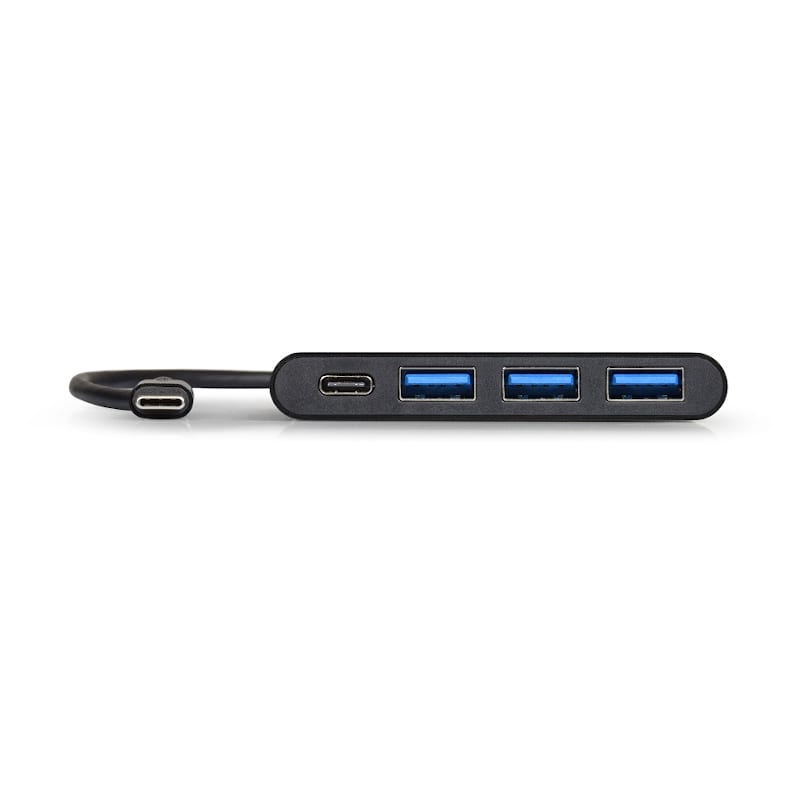 port-usb-type-c-to-3-x-usb3.0-and-1-x-type-c-pd-30cm-4-port-hub---black-3-image