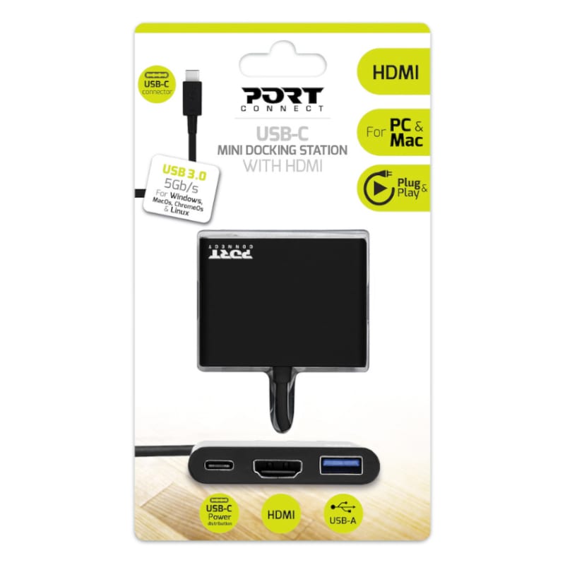 port-usb-type-c-to-1-x-hdmi|1-x-usb3.0|1-x-type-c-60w-pd-dock---black-1-image