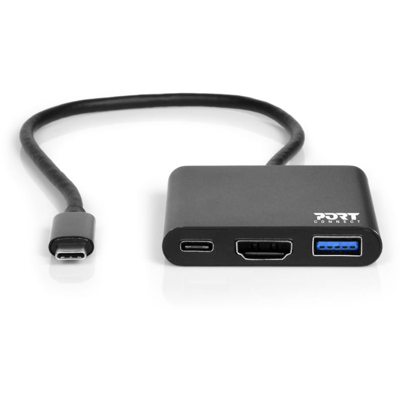 port-usb-type-c-to-1-x-hdmi|1-x-usb3.0|1-x-type-c-60w-pd-dock---black-3-image