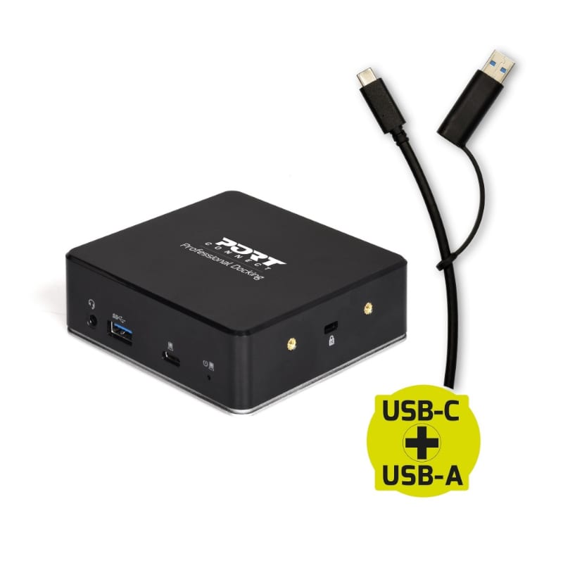 port-usb-type-c to-1-x-rj45|2-x-usb3.1-gen1|2-x-hdmi|1-x-type-c|1-x-usb3.1-gen1-|-apple-charging-2.4a|1-x-aux-dock---black-3-image