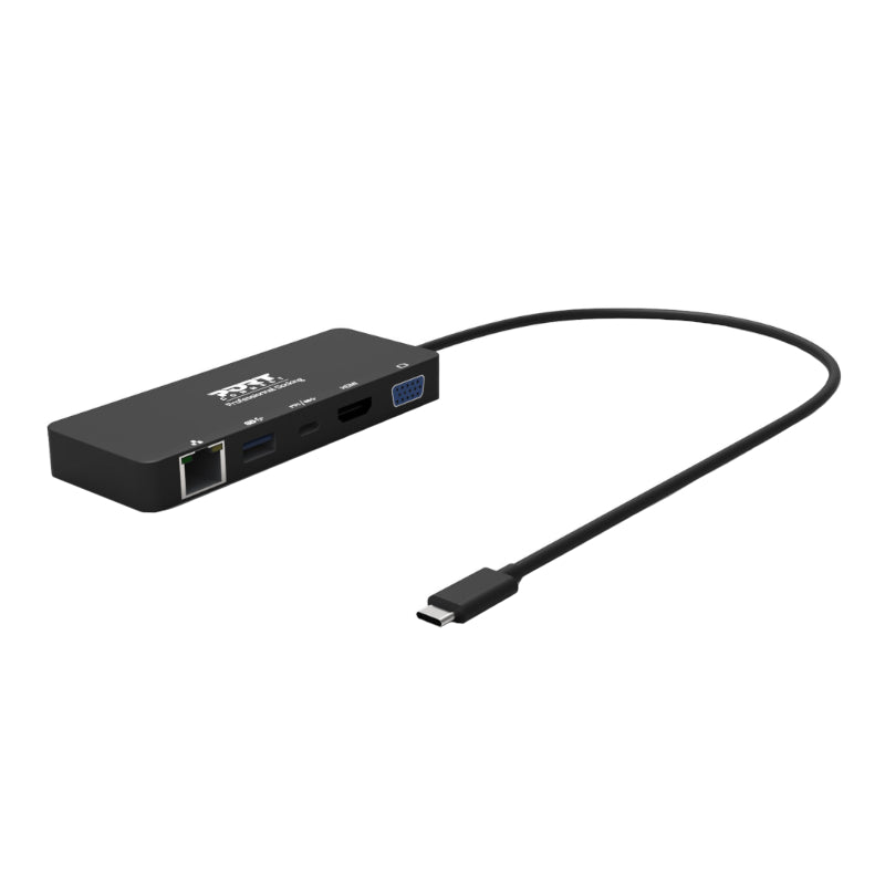 port-usb-type-c-to-1-x-rj45|1-x-usb3.0-ss|1-x-type-c-85w-pd|1-x-hdmi2.0|1-x-vga-30cm-cable-dock---black-1-image