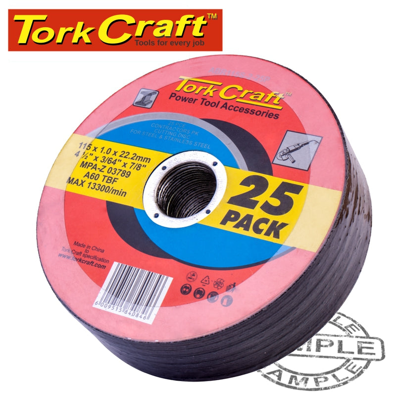 tork-craft-cutting-disc-steel--&-ss-115-x-1.0-x-22.2-mm-25-pack-abr115s-2-25p-1