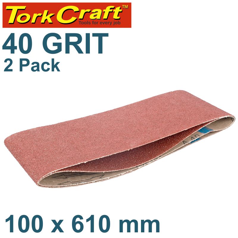 tork-craft-sanding-belt-100-x-610mm-40grit-2/pack-abr18040-2