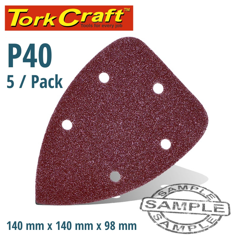 tork-craft-sanding-triangle-40-grit-140-x-140-x-98mm-5/pack-w/h-hook-and-loop-abr25040-1