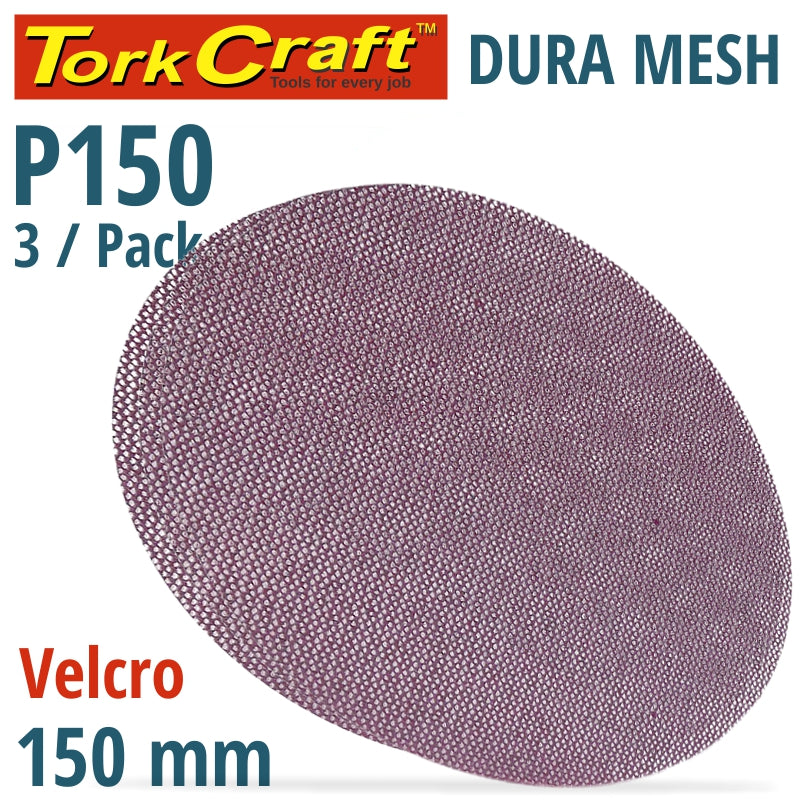tork-craft-dura-mesh-abr.disc-150mm-hook-and-loop-150grit-3pc-for-sander-polisher-abr58150-03-1
