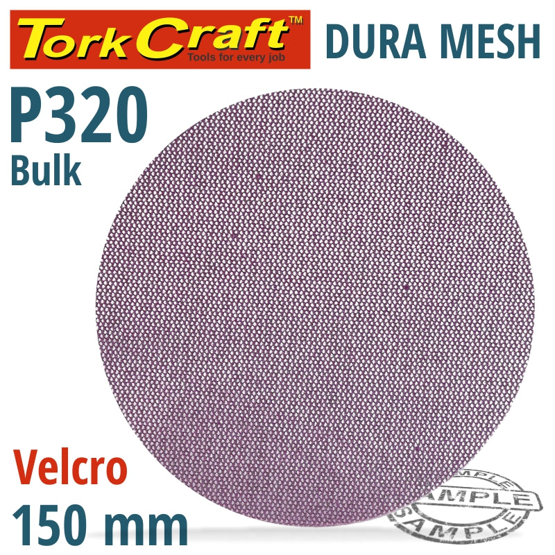 tork-craft-dura-mesh-abr.disc-150mm-hook-&-loop-320grit-bulk-for-sander-polisher-abr58320-2
