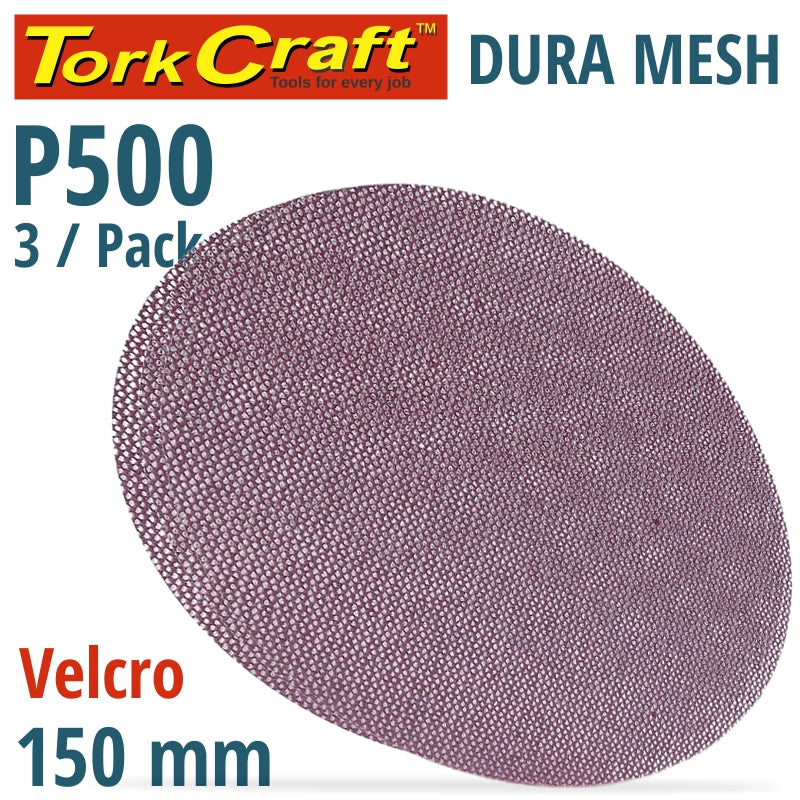 tork-craft-dura-mesh-abr.disc-150mm-hook-and-loop-500grit-3pc-for-sander-polisher-abr58500-03-1