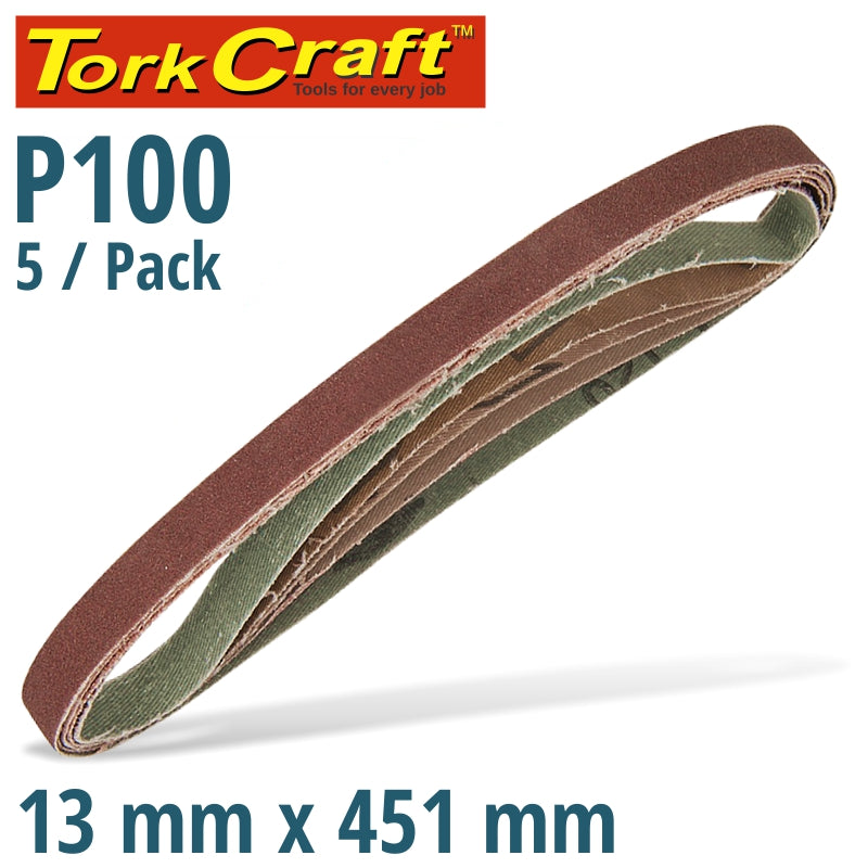 tork-craft-powerfile-sanding-belt-13-x-451mm-100-grit-5/pk-abr93100-1