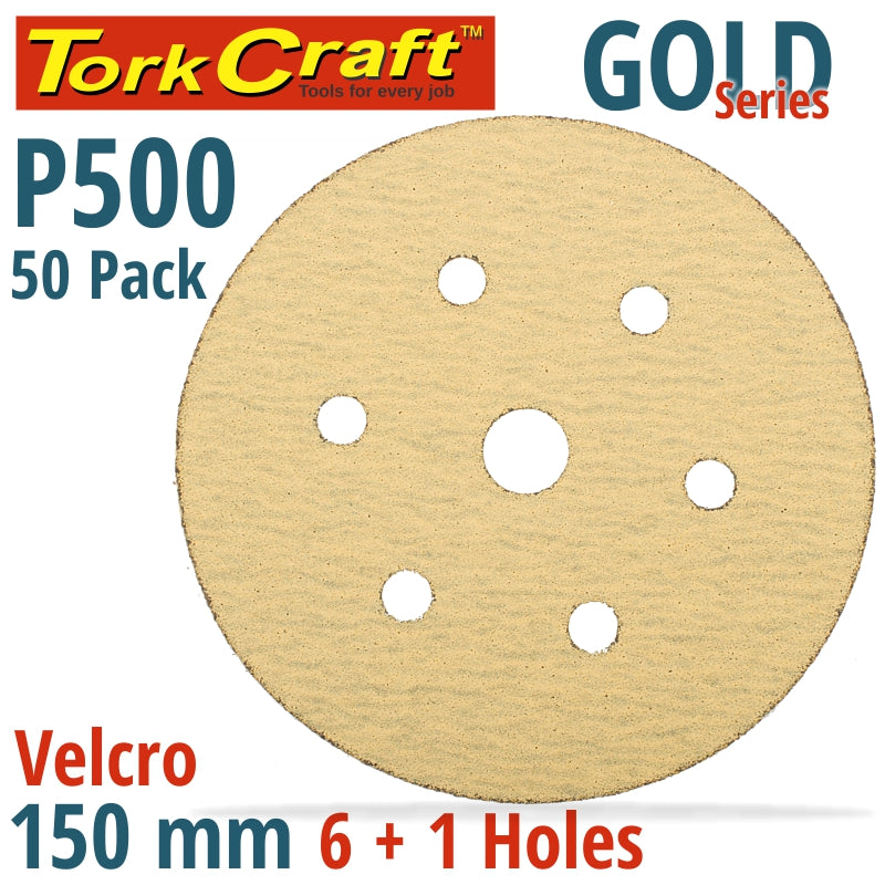 tork-craft-gold-disc-(50-pieces)-500grit-150mm-x-6+1-holes-hook-and-loop-abr94500-1