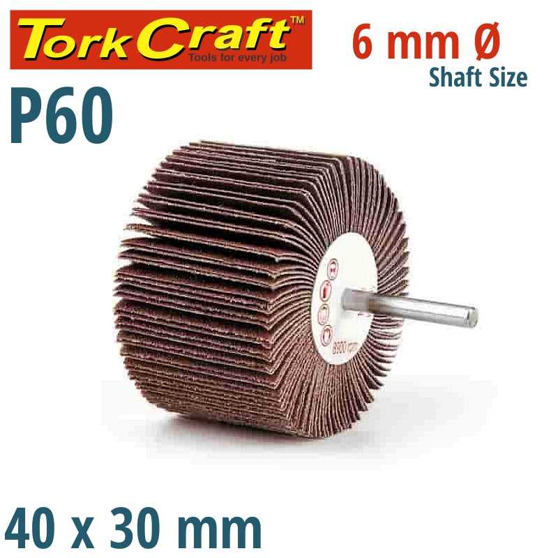 tork-craft-flap-wheel-40-x-30-x-6mm-shaft-60-grit-per-each-(35-per-box)-abrf403060-1