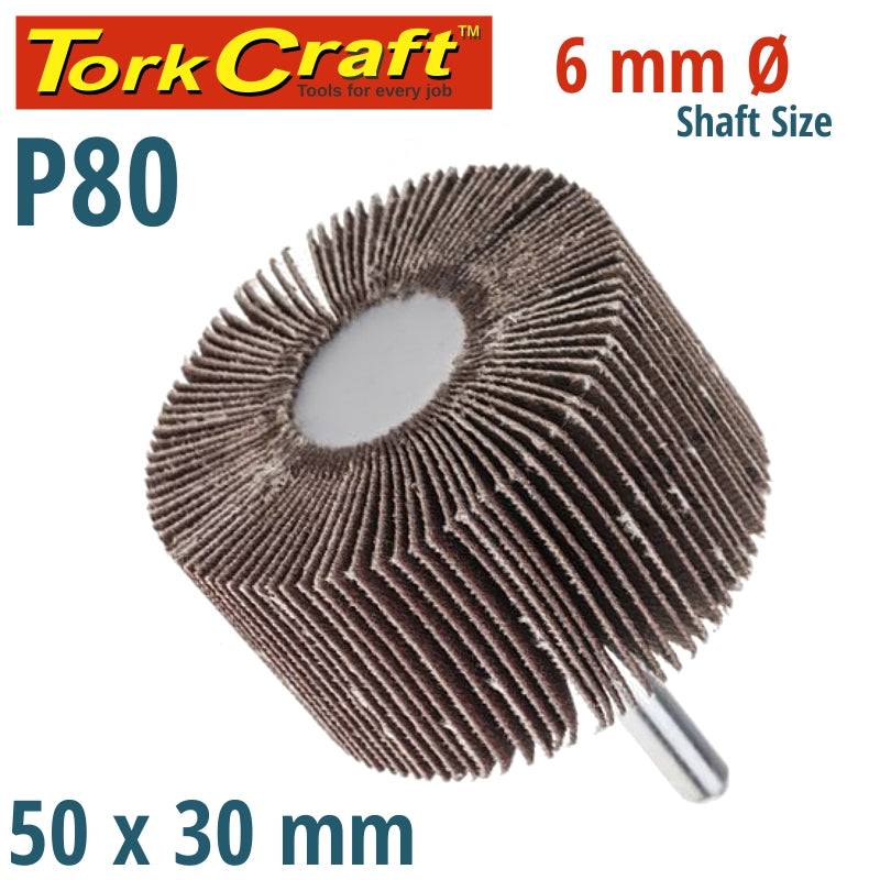 tork-craft-flap-wheel-50-x-30-x-6mm-shaft-80-grit-per-each-(10-per-box)-abrf503080-1
