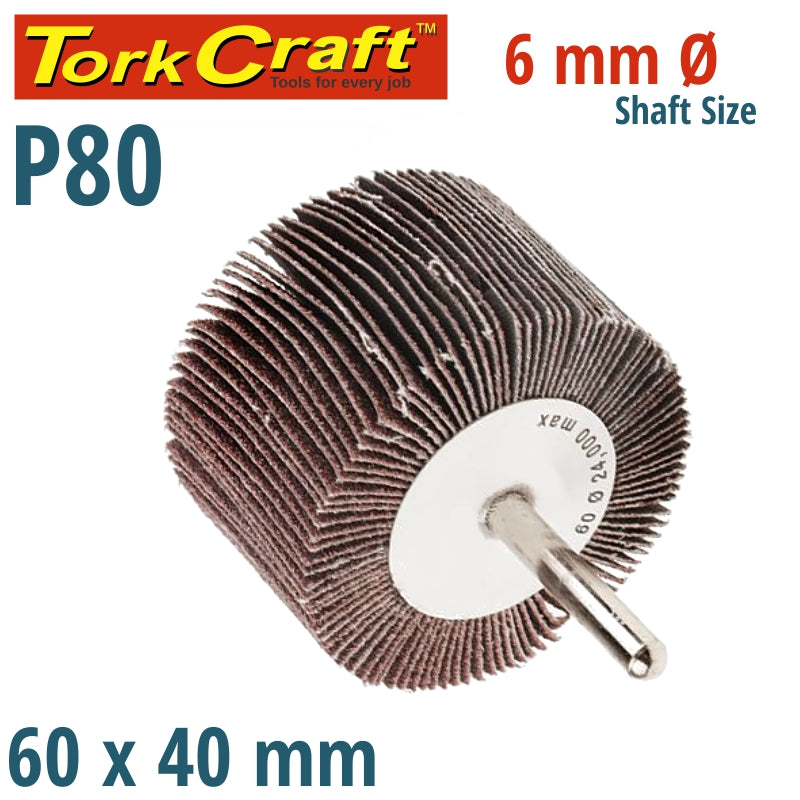 tork-craft-flap-wheel-60-x-40-x-6mm-shaft-80-grit-per-each-(12-per-box)-abrf604080-1