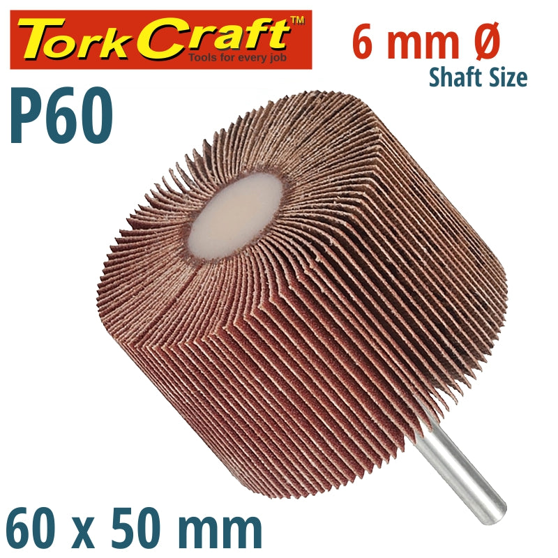tork-craft-flap-wheel-60-x-50-x-6mm-shaft-60-grit-per-each-(8-per-box)-abrf605060-1