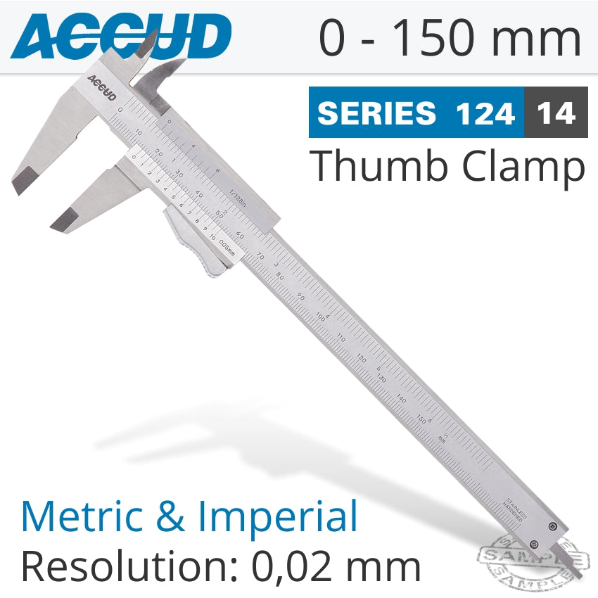 accud-vernier-caliper-150mm-auto-thumb-clamp-0.05mm-acc.-0.05mm-grad.-s/stee-ac124-006-14-1